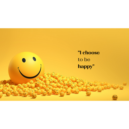 Happiness Choice: I Choose to Be Happy Desktop Wallpaper | Desktop 4k Wallpaper
